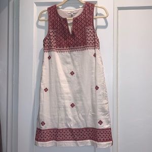 Madewell Embroidered Shift Dress - Size 0